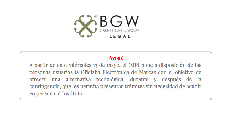 El IMPI pone a disposición de las personas usuarias la Oficialía Electrónica de Marcas.